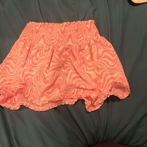 Pink and white skirt